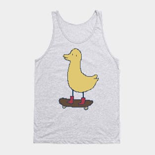 Skateboarding Duck Tank Top